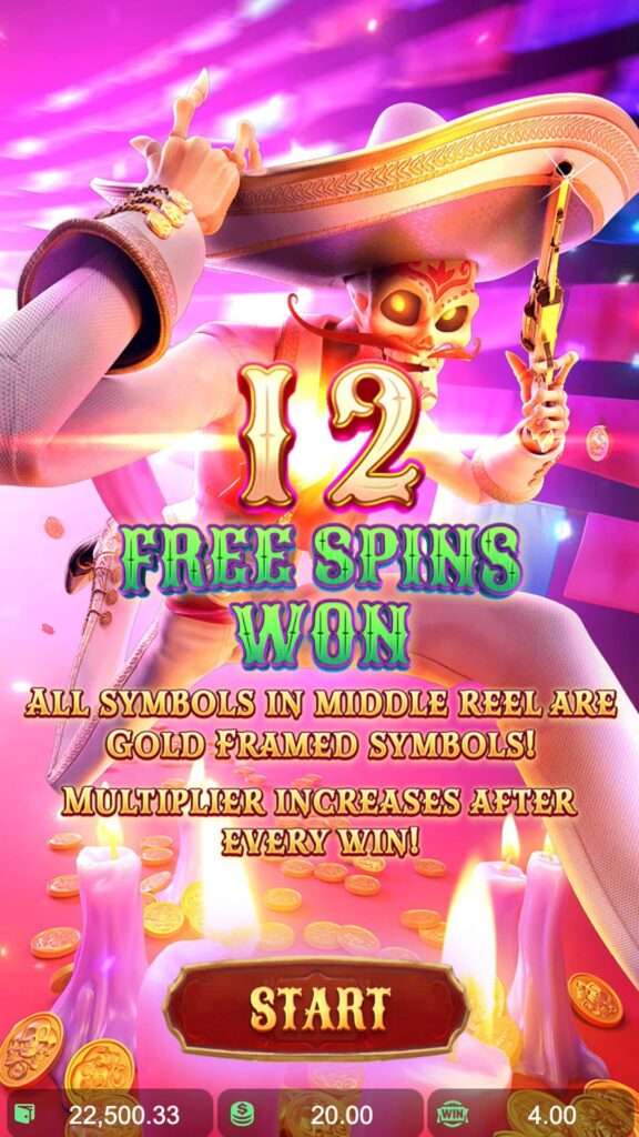 wild bandito ฟีเจอร์ฟรีสปิน Freespins