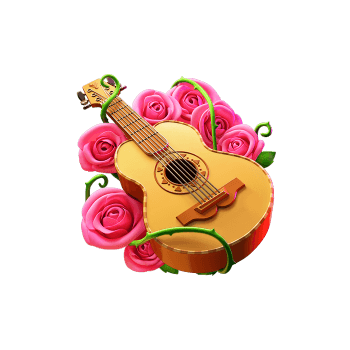 guitar สัญลักษณ์เกม Wild Bandito จากค่ายสล็อต PG